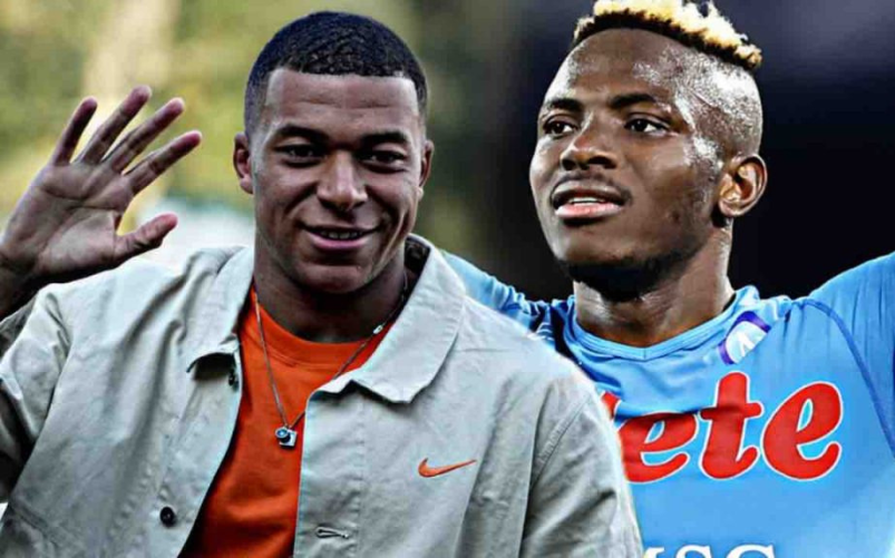 Osimhen e Mbappe