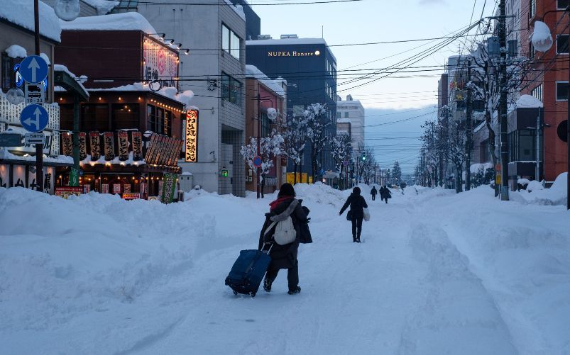 record nevicata Giappone