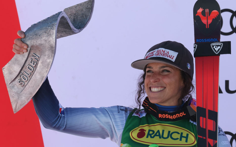Brignone seconda a Soelden
