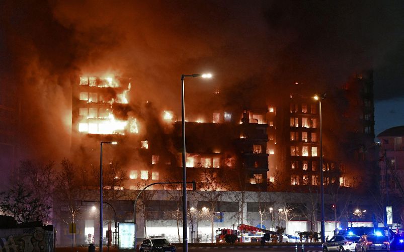 Valencia incendio