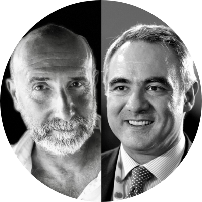 Roberto Arditti e Giuseppe Cossiga