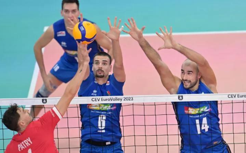Eurovolley: l'Italia batte la Francia 3-0