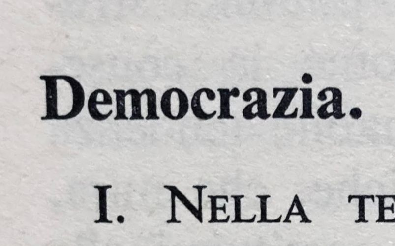 La democrazia