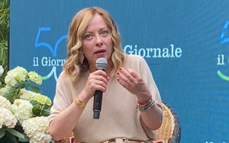 Giorgia Meloni evento 50 anni Il Giornale
