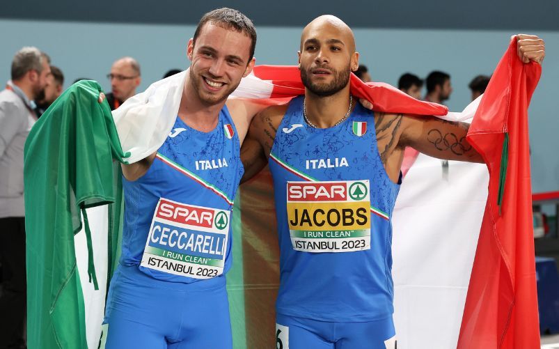 Ceccarelli show davanti a Jacobs