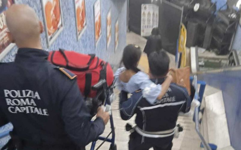 turista disabile vigili