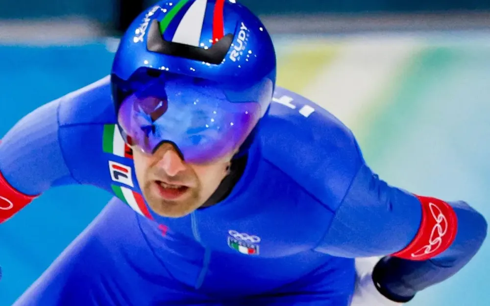 Giovannini bronzo nella mass start di Pattinaggio velocità uomini