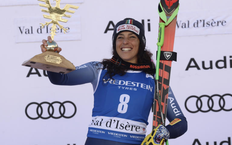 Brignone vince in Val d'Isere