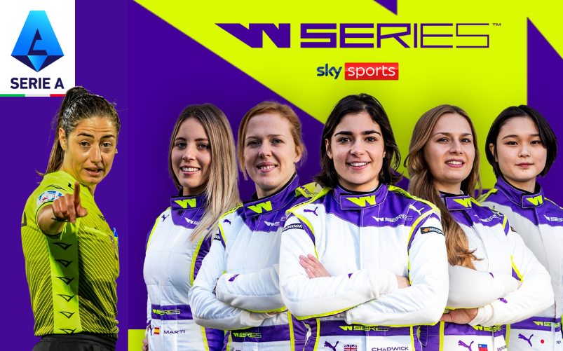 Formula1 e Serie A si colorano di rosa
