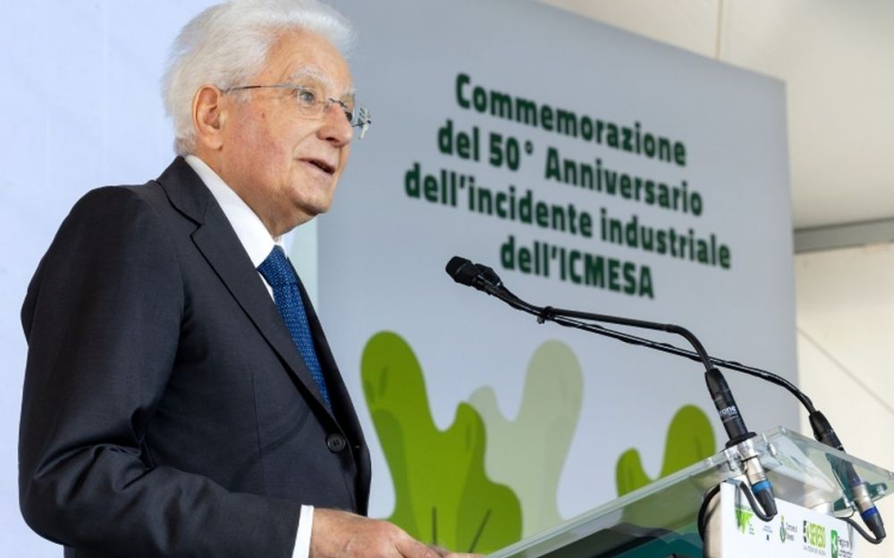 Seveso, Mattarella “Svolta per la cultura della sicurezza e della prevenzione”