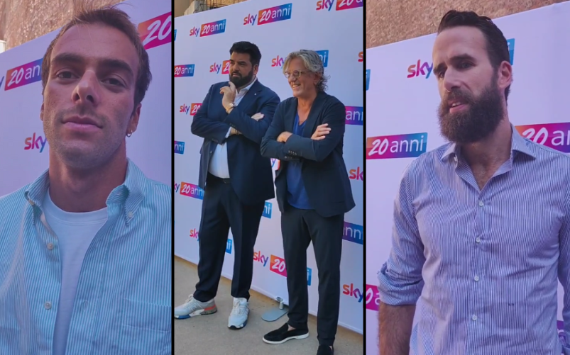 20 anni di Sky con Canavacciulo, Locatelli, Datome e Paltrinieri