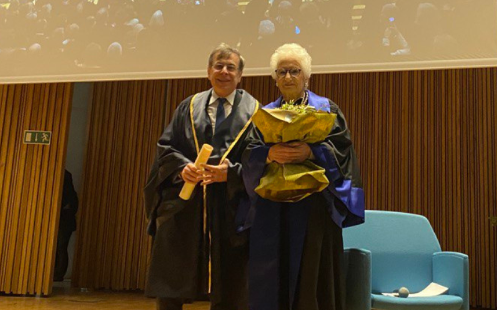 Liliana Segre alla Statale per la laurea honoris causa