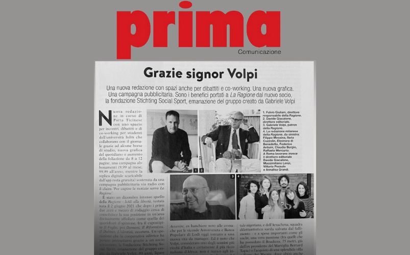La Ragione su Prima Comunicazione