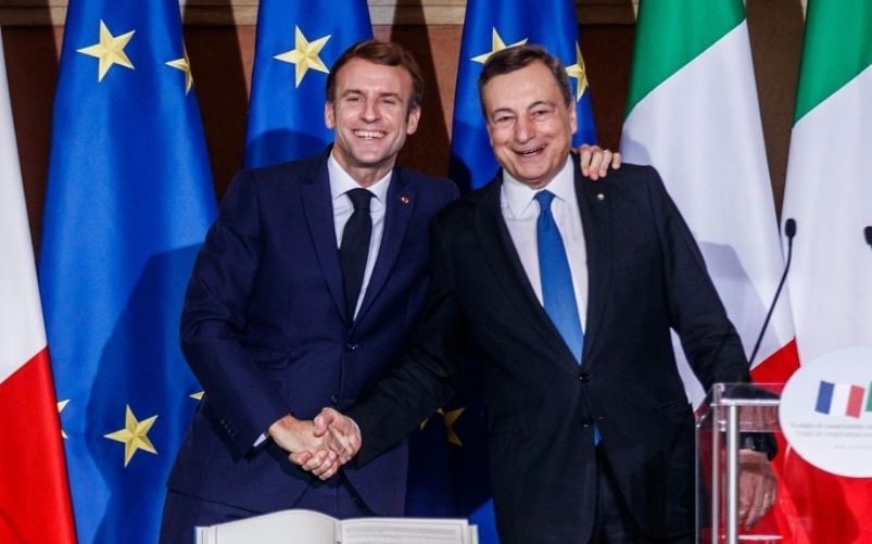 draghi e macron