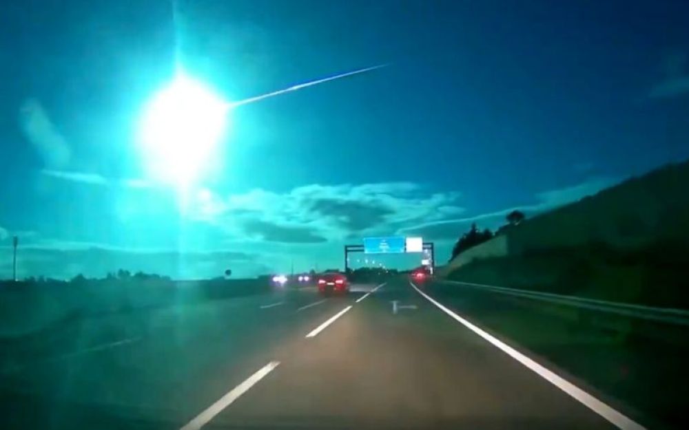 Meteorite Portogallo e Spagna