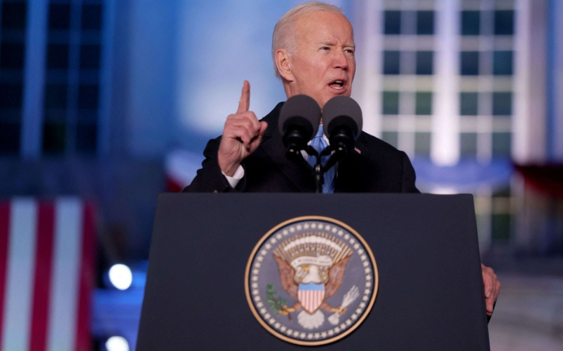 Biden a Varsavia
