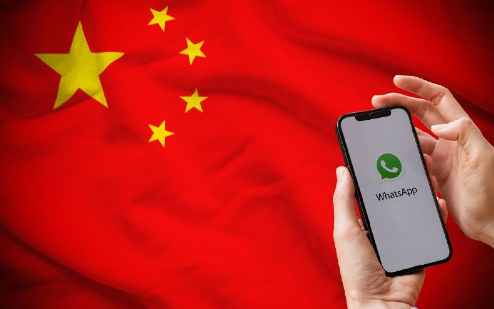 Cina vieta WhatsApp