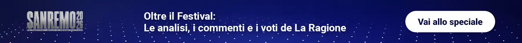 Banner Speciale Festival di Sanremo 2026 Desktop