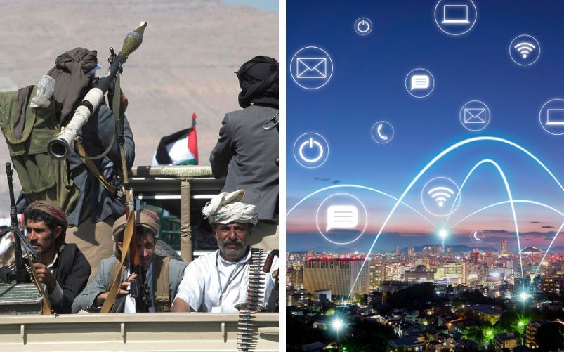 Attacco Houthi internet