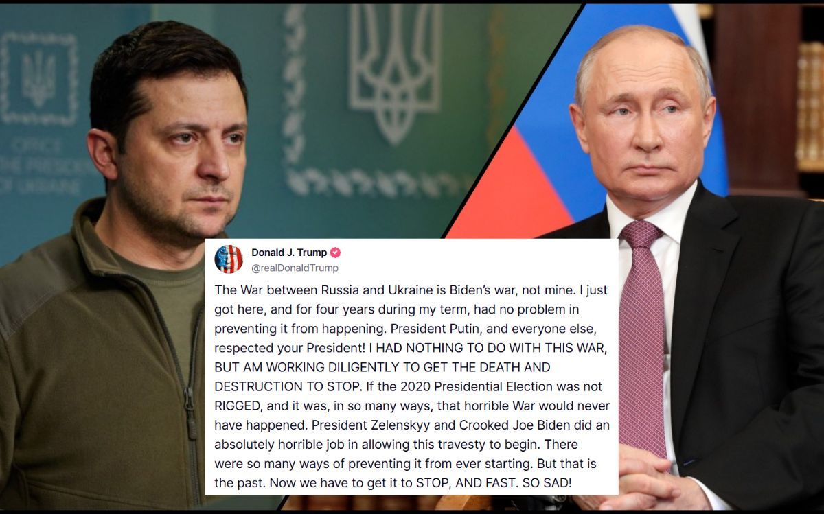 Guerra Ucraina per Trump è colpa di Zelensky