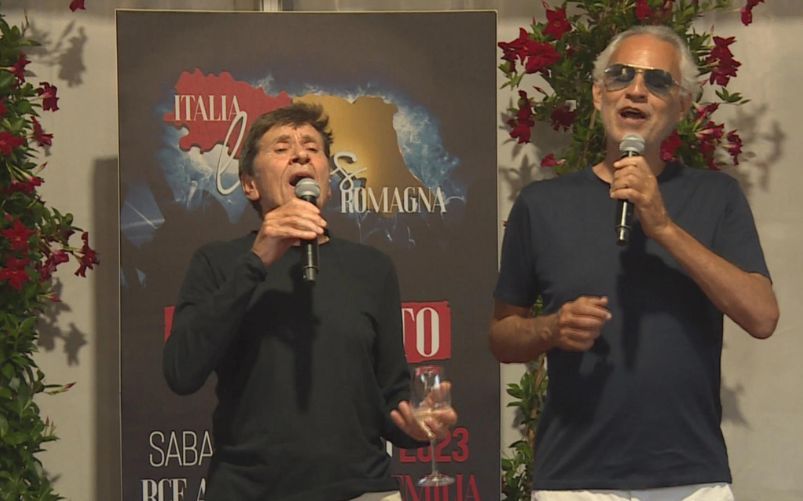 Morandi e Bocelli cantano Romagna mia