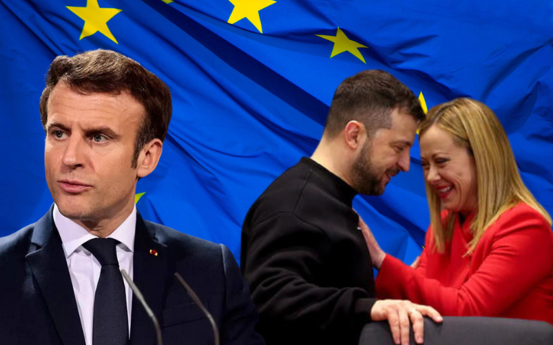 Macron, Zelensky, Meloni