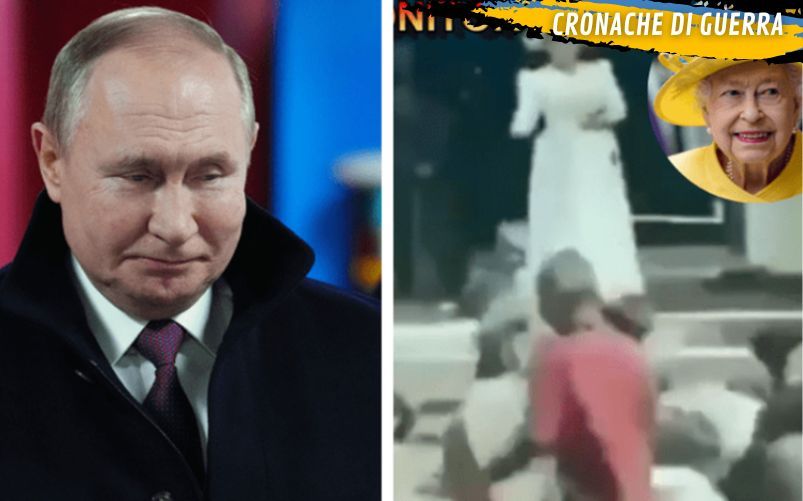 Putin e la Regina Elisabetta