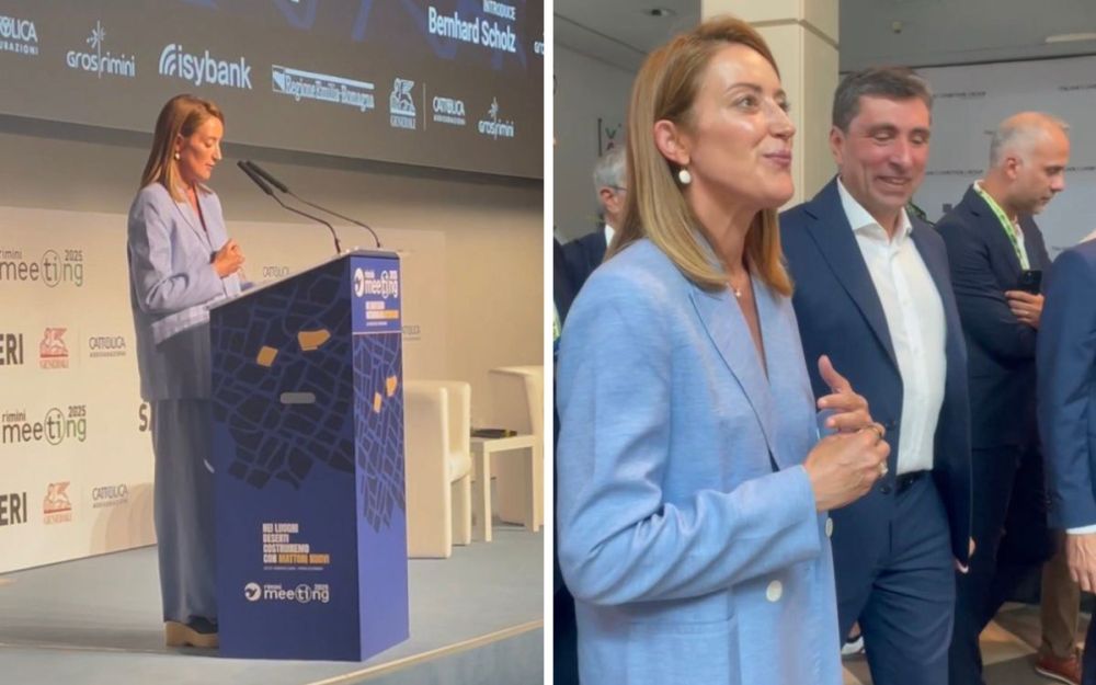 Metsola al Meeting di Rimini O l’Europa è leader o è follower