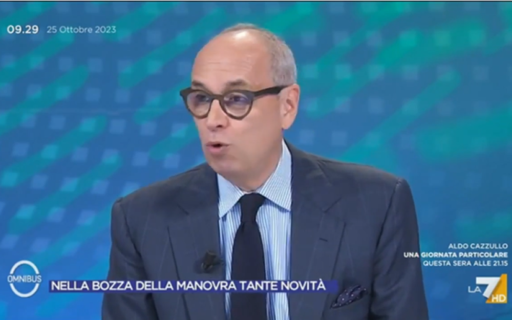 Davide Giacalone ospite ad Omnibus