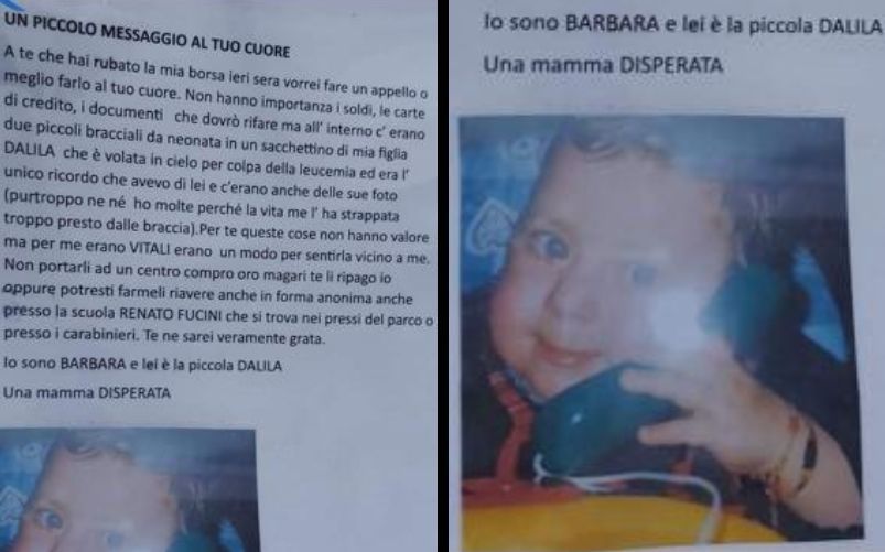 L'appello di una mamma