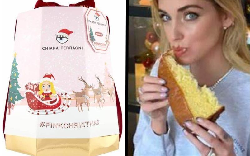 Chiara Ferragni pandoro griffato Balocco