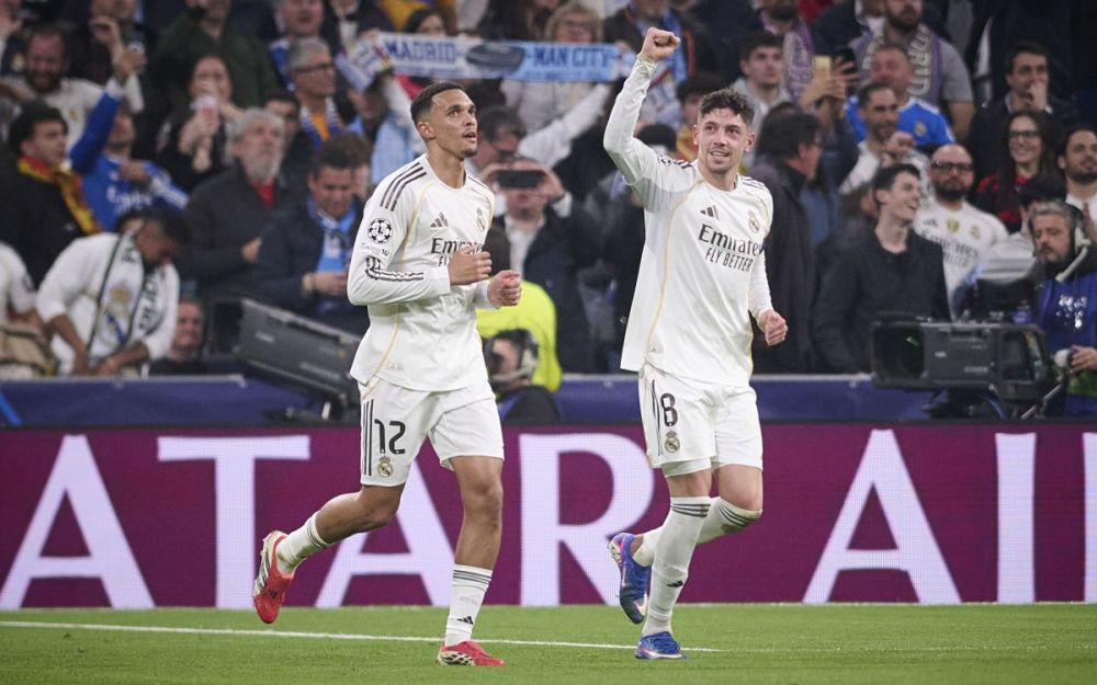 Real Madrid-City 3-0: Valverde firma una tripletta da sogno