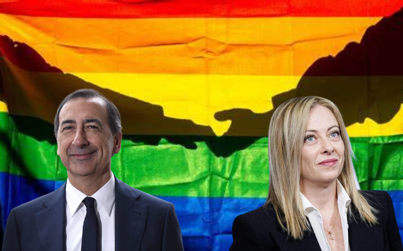 Beppe Sala e Meloni
