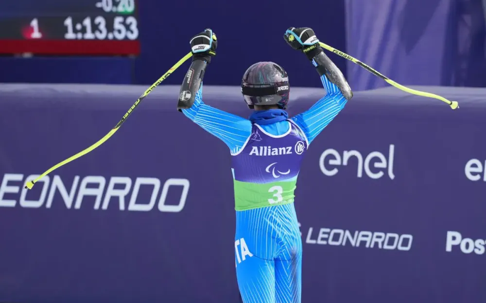Giacomo Bertagnolli oro nella Combinata alle Paralimpiadi