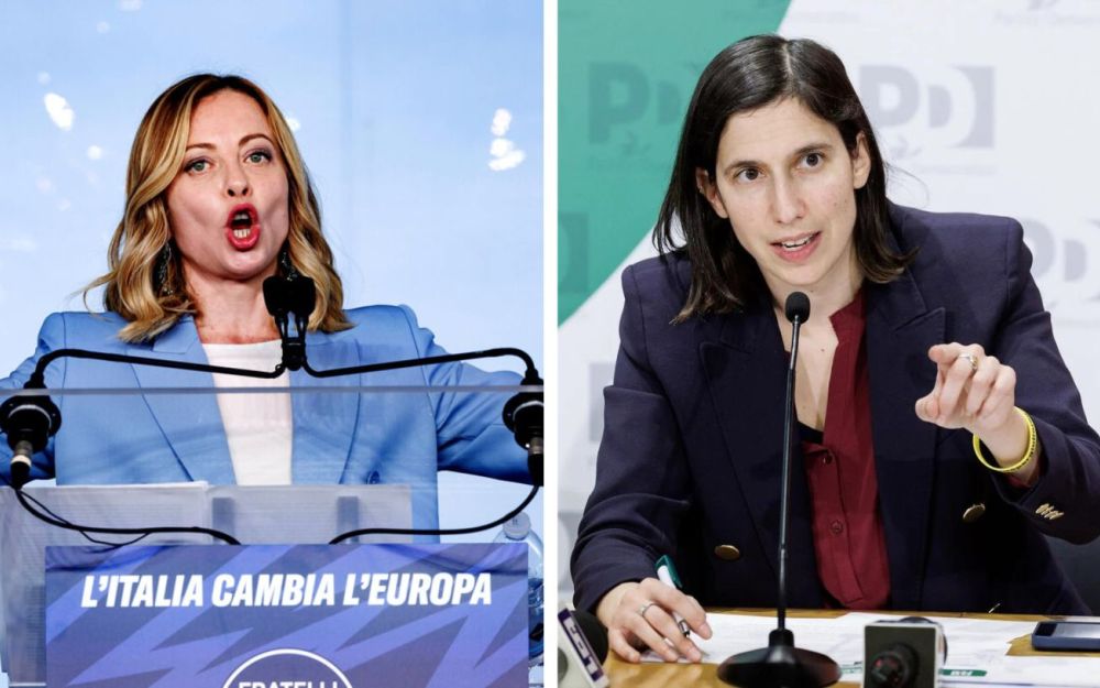 confronto Meloni-Schlein