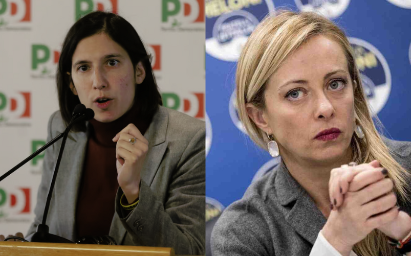 Schlein e Meloni