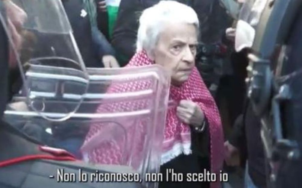 Carabiniere a manifestante: