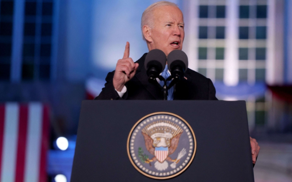 Biden a Varsavia