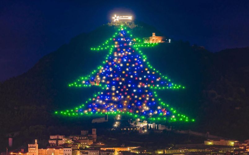 Gubbio Albero di Natale
