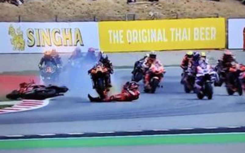 L'incidente di Francesco Bagnaia
