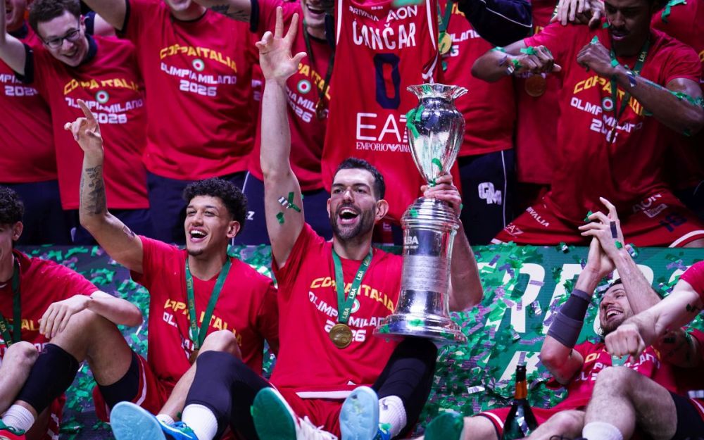La EA7 Milano vince la Coppa Italia di basket, Tortona ko in finale