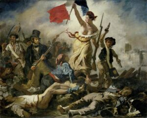 Eugène Delacroix La libertà che guida il popolo