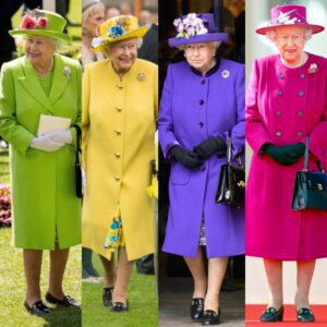 completi colorati Regina Elisabetta