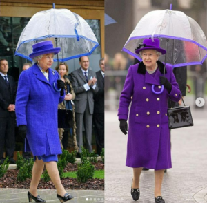 ombrello trasparente regina elisabeth