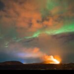 Aurora boreale eruzione